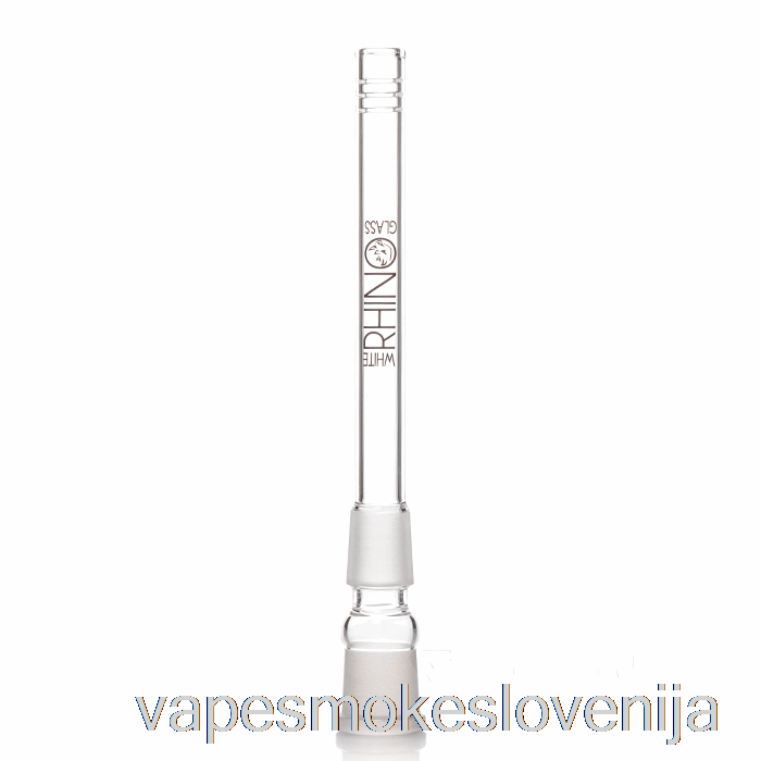 Vape Petrol White Rhino 19/19 Glass Downstem 6inch